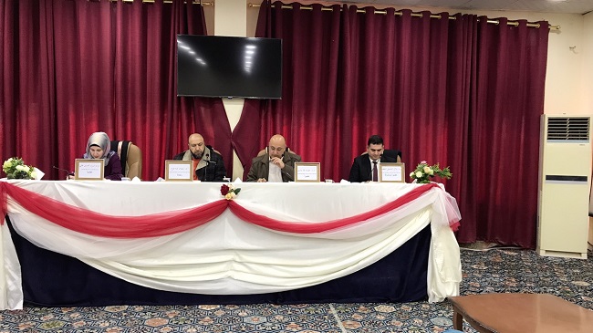 مناقشة طالب ماجستير 